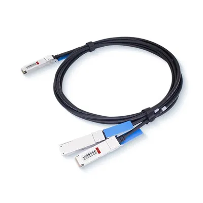 От 200G QSFP56 до 2X100G QSFP56 прорывной пассивный медный кабель ЦАП с прямым подключением